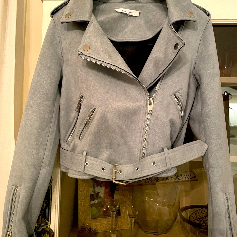 Foe suede Moto jacket.
